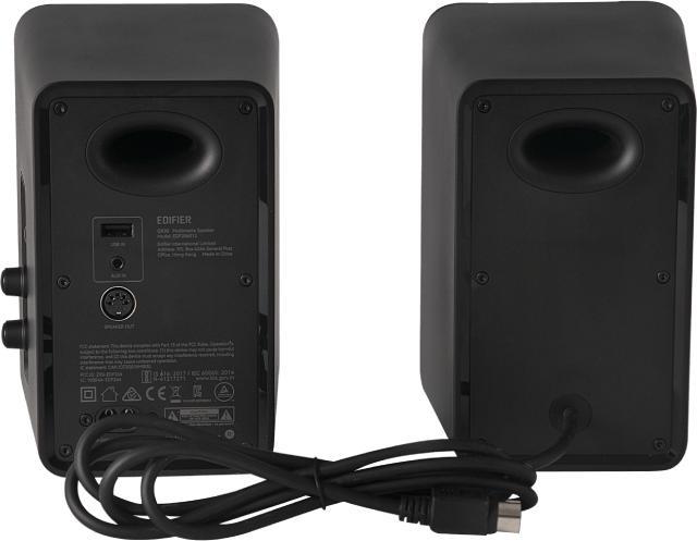 Actual product image Edifier QR30 Speakers (black) (1 pair, 30 W)