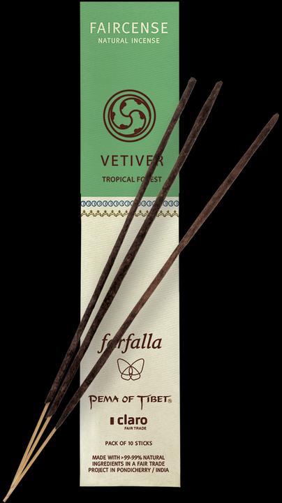 Produktbild Farfalla RÄUCHERSTÄBCHEN - Vetiver | Tropical Forest warm würziger Duft