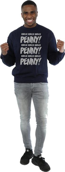 Actual product image Dam Mens Sheldon Knock Knock Penny Cotton Sweatshirt (S)