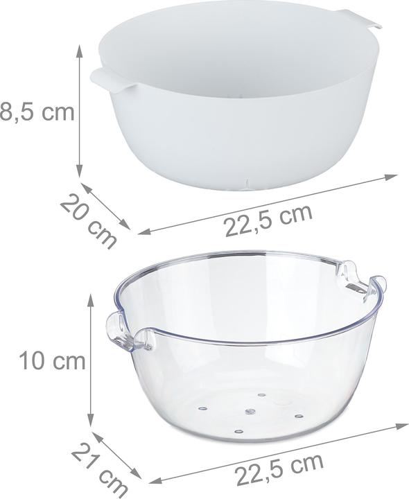 Actual product image Relaxdays Sieve bowl (22.50 cm)
