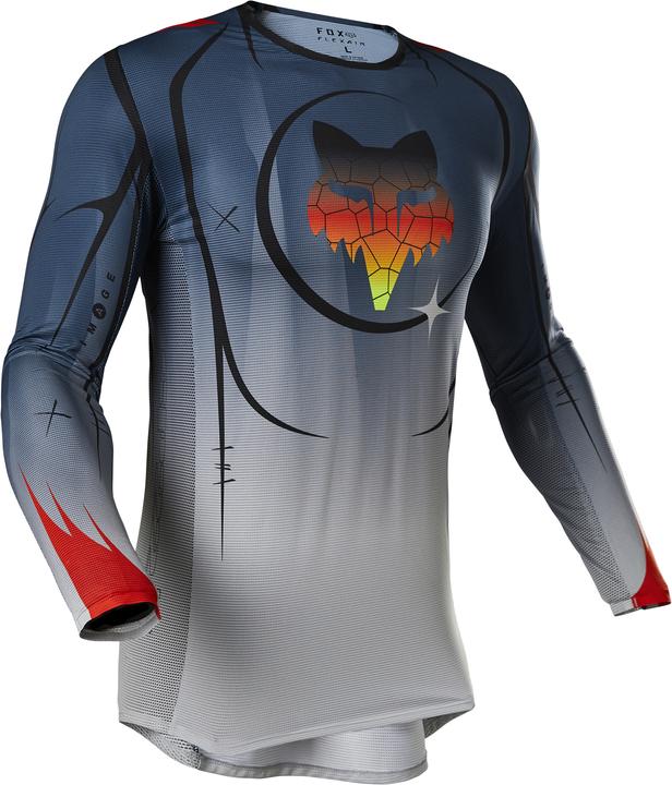 Actual product image Fox Jersey 22 Flexair Skarz Le Grey L (L)