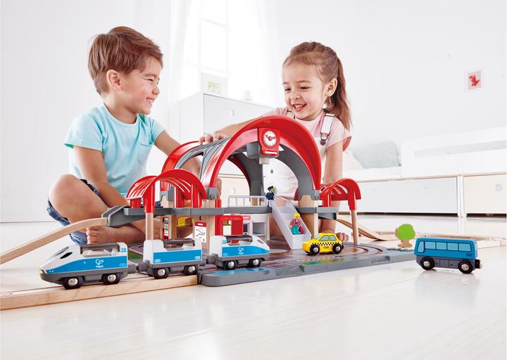 Actual product image Hape metropolitan railway station