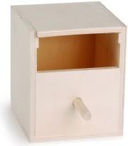 Actual product image Fauna WOOD NEST BOX OPEN 10,5X10,5