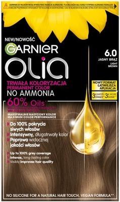 Produktbild Garnier Olia Haarfarbe 60 Hellbraun (60 Light Brown)