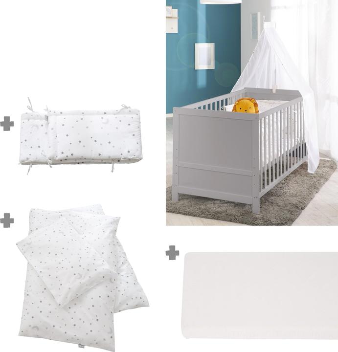 Image du produit Roba Ensemble de lit, 70 x 140 cm starry magic gris (70 x 140 cm)