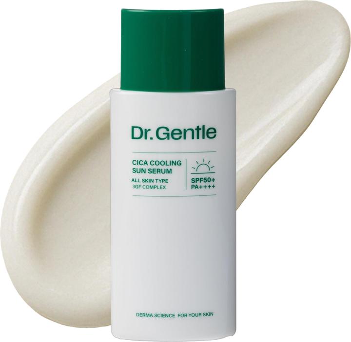 Actual product image Dr. Gentle CICA Cooling Sun Serum (Suntan cream, 50 ml)