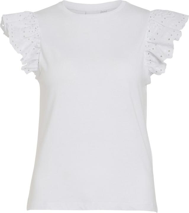 Actual product image Vila Embroidered top with cropped sleeves (XS)