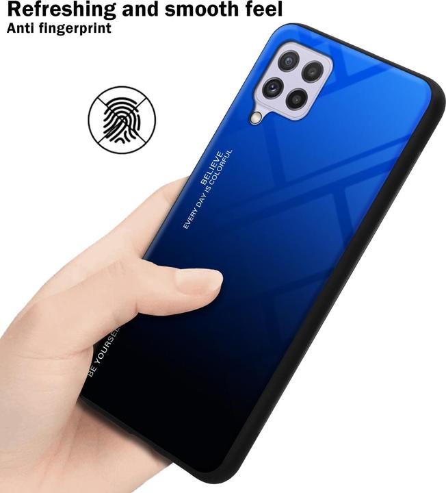 Actual product image Cadorabo TPU 2 colors glass envelope (Samsung Galaxy M22, Samsung Galaxy A22, Samsung Galaxy A32)
