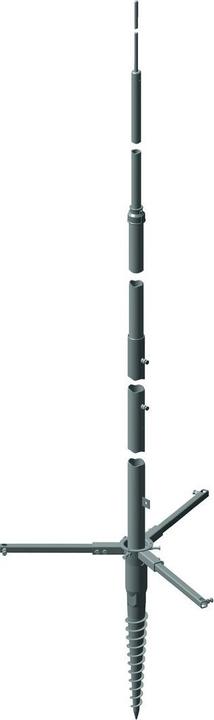 Actual product image Dehn TBM 9M SCFU STTZN AL Tele-flash protection mast ÃFL 9000mm St/tZn-Al with screw f
