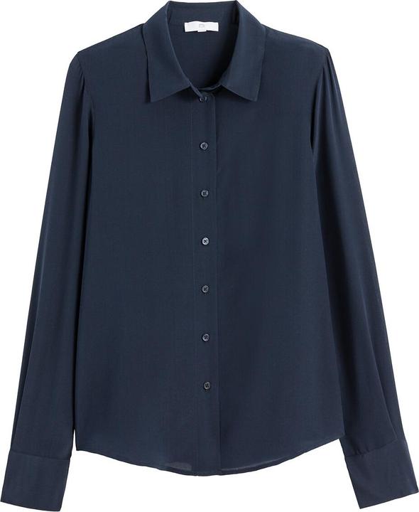 Image du produit La Redoute Collections Blouse en soie à manches longues (38)