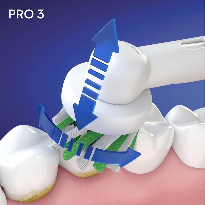Image du produit Oral-B PRO 3 3770 brosse à dents électrique, bleu (Brosse à dents oscillo-rotative)