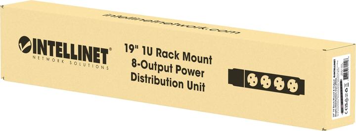 Produktbild Intellinet 19" 8-fach Steckdosenleiste / PDU, Schutzkontakt, 1 HE