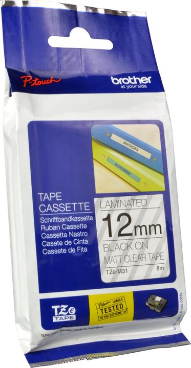 Brother P-Touch (1.20 cm, Schwarz)