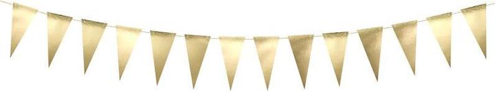 Partydeco Wimpel, gold, 2,15 Meter
