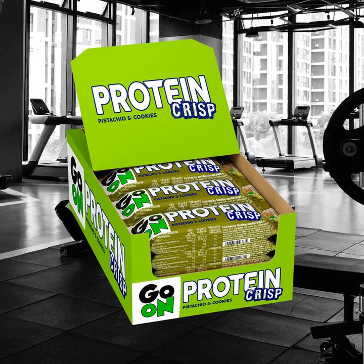 Immagine prodotto Go On Nutrition Barretta proteica croccante (Pistacchio e biscotti, 1 pz., 1200 g)