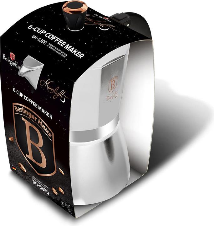 Productafbeelding BerlingerHaus Koffiezetapparaat 6 kopjes - Grijs (BH/6390) (6 T.)