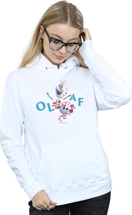 Immagine prodotto Disney Frozen 2 Olaf Leaf Jump Felpa con Cappuccio Donna (S)