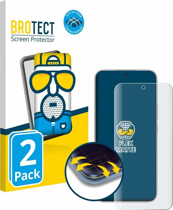 Actual product image BROTECT Full-Screen Protector Matte (2 Piece, Samsung F400)