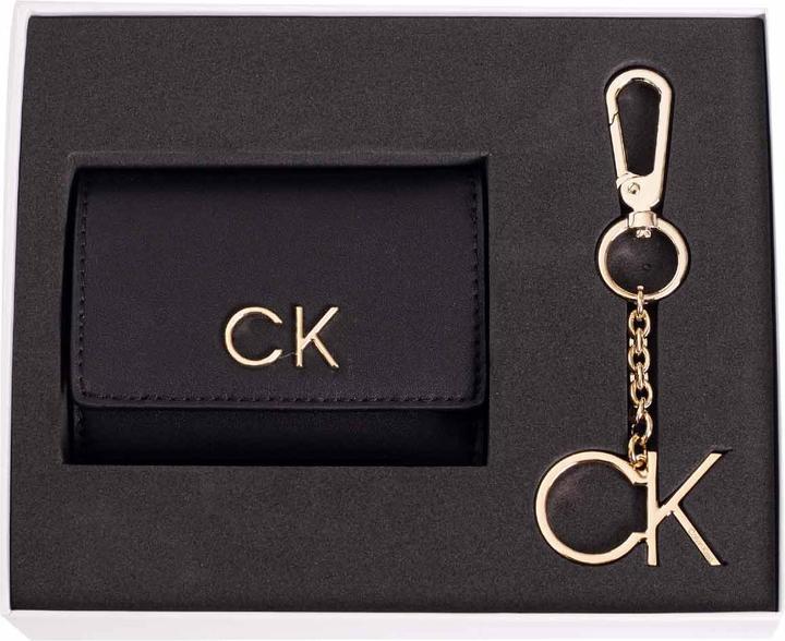Image du produit Calvin Klein Re-Lock Trifold + Keyfob XXS noir