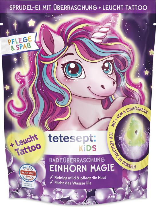 Tetesept Kids Badeüberraschung Einhorn Magie (Badesalz)