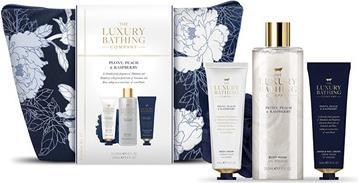 Immagine prodotto Grace Cole Set regalo per la cura del corpo in borsa cosmetica Peonia. Pesca e lampone 4 pezzi