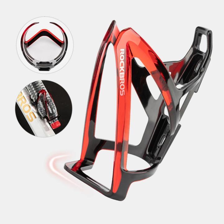 Immagine prodotto Rockbros FK338 supporto da bicicletta per borraccia - nero e rosso