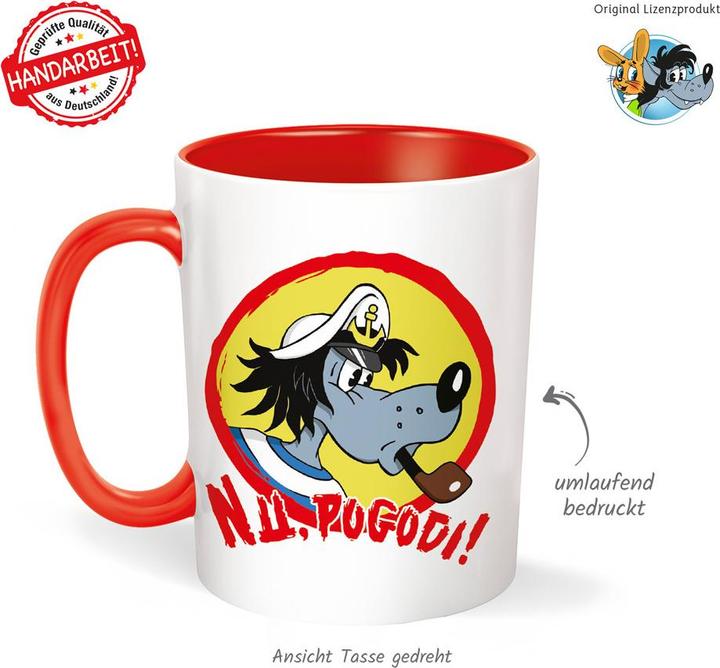 Actual product image Mug Rabbit & Wolf Nu pogodi Nu (300 ml, 1 x)