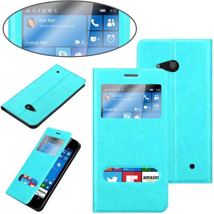 Produktbild Cadorabo Book mit View Doppelfenster Cover (Microsoft Lumia 550)