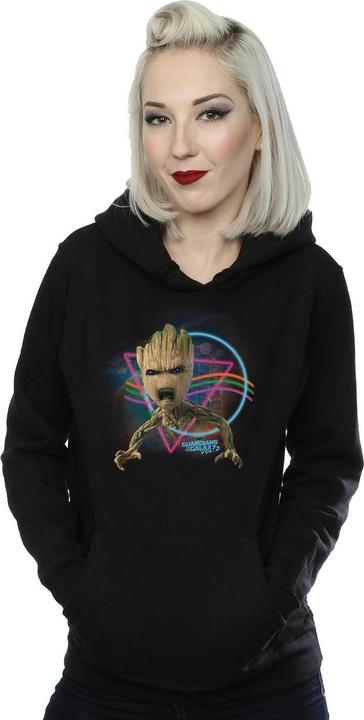 Immagine prodotto Guardians Of The Galaxy Neon Groot Felpa con Cappuccio Donna (XL)