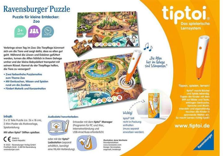 Produktbild tiptoi Zoo (12 Teile)