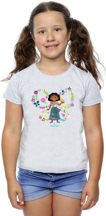 Actual product image Disney Girls Encanto Mirabel Butterfly Cotton T-Shirt (140, 146)