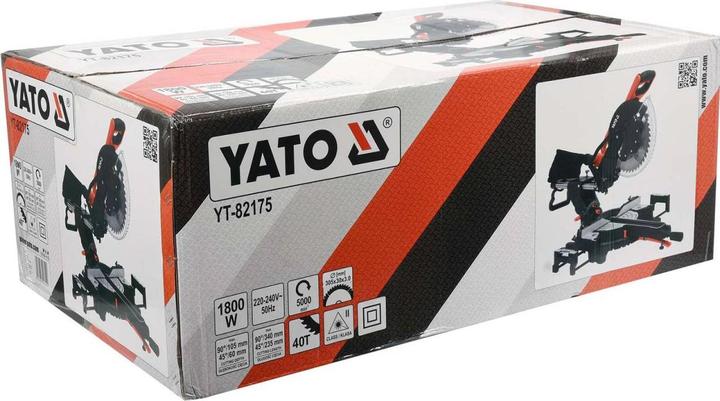 Immagine prodotto Yato Troncatrice professionale con laser | 1800 Watt | 305mm | 40T | 30mm | YT- 82175