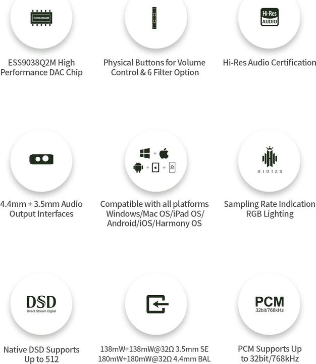 Actual product image Hidizs S9 Pro Plus Martha (Silver)