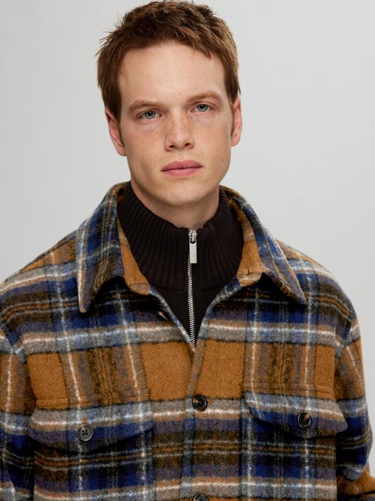 Image du produit Selected Homme Shacket à carreaux (XL)