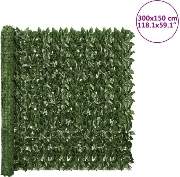 Produktbild VidaXL Balkon-Sichtschutz mit Blättern (150 cm)