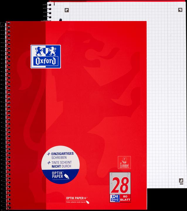 Productafbeelding Oxford College notebook (A4+, Gecontroleerd, Geen binding)