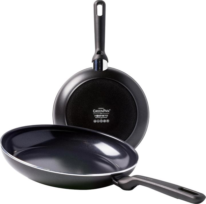 Greenpan Memphis Keramische Koekenpannenset - 24 + 28 cm - PFAS-vrij (Pfannenset + Topfset, Aluminium)
