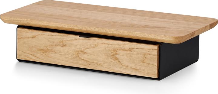 Image du produit Oakywood Schreibtischregal Mini | Platzsparender Monitorständer mit Schublade