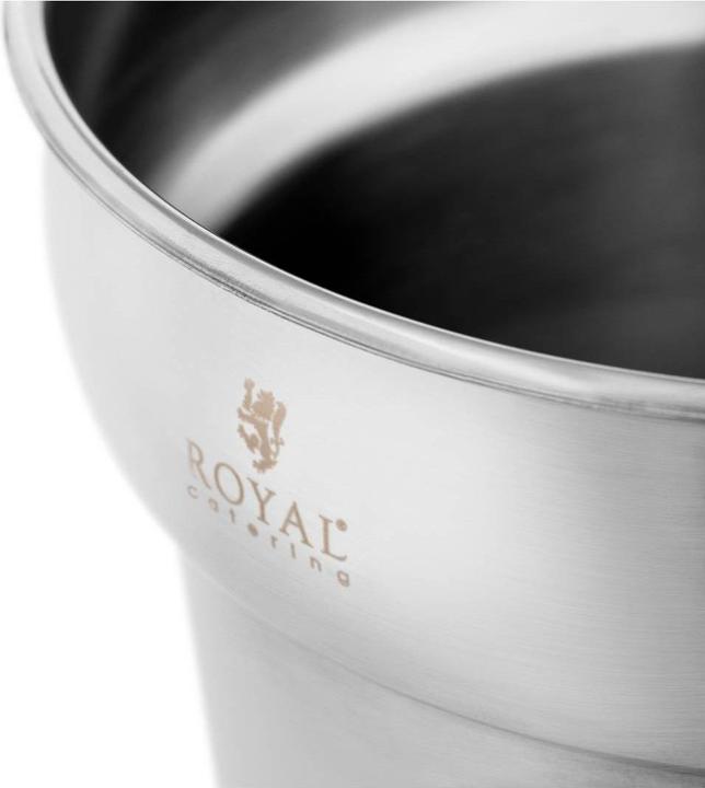 Produktbild Royal Catering Saucenbehälter Saucenschüssel Gastronomie Edelstahl 6,6 l Ø 240 x 370 mm