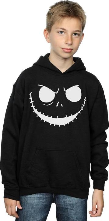 Immagine prodotto Disney Nightmare Before Christmas Jack's Face Bold Felpa con Cappuccio Ragazzi (152, 158)