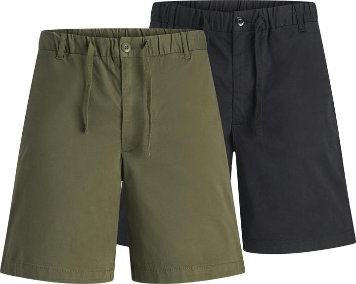 Jack & Jones Bermuda-Shorts Casual Bequem sitzend JPSTJAIDEN CAMPAIGN HYBRID BONDI 2PK (S)