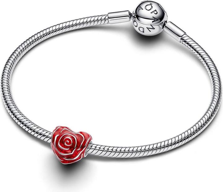 Immagine prodotto Pandora Fascino del cuore rosa (Sterling silver, Vernice a smalto)