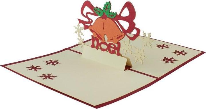 Produktbild JTI Handgefertigte Pop-Up-Weihnachtskarte - Nr. 6 (1 Stk.)