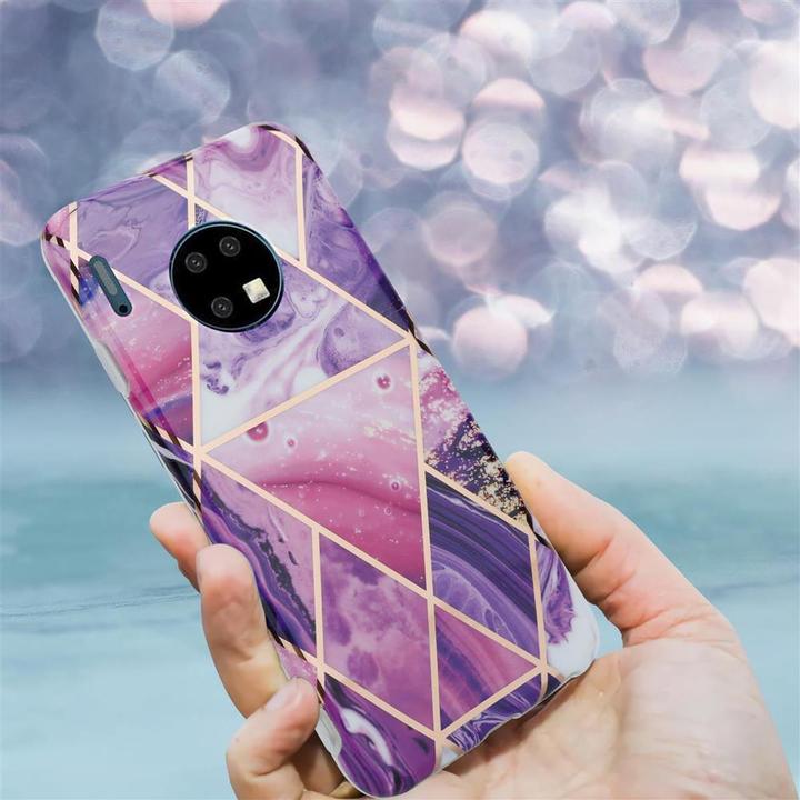 Produktbild Cadorabo IMD TPU Bunter Marmor Cover (Huawei Mate 30)
