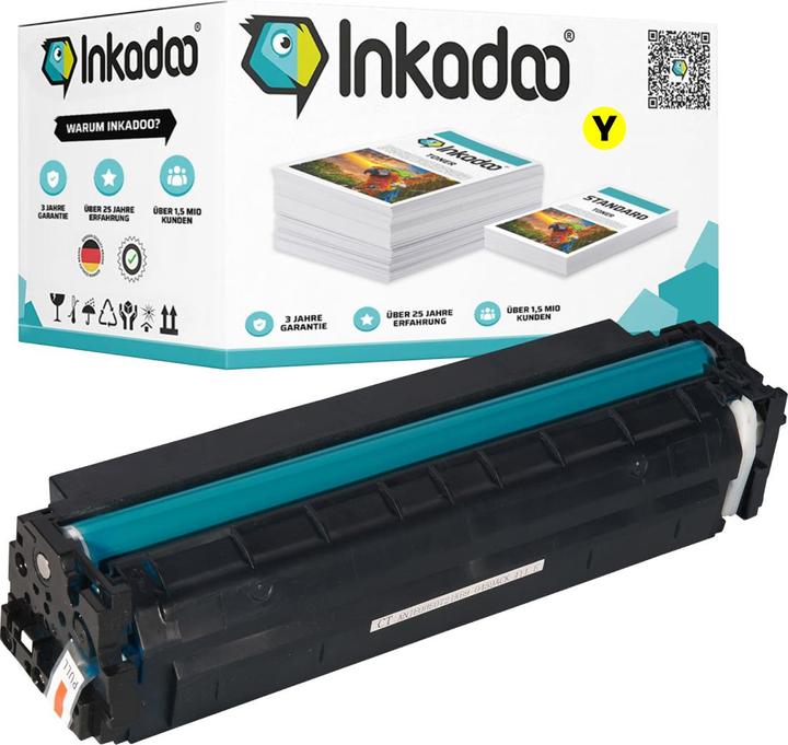 Actual product image Inkadoo Compatible toner for HP Color LaserJet Pro MFP M 277 dw (Y)