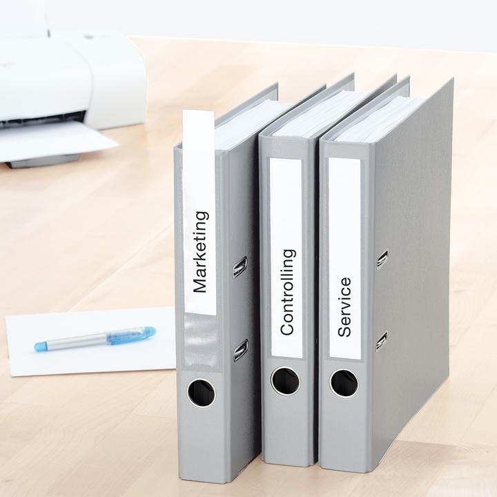 Actual product image Herma Folder spine labels A4