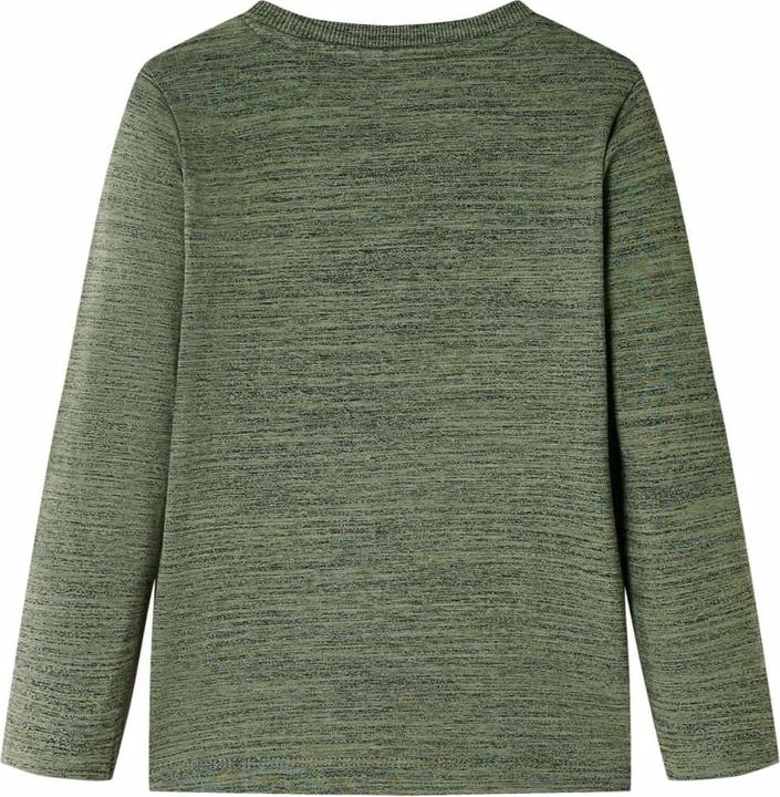 Image du produit VidaXL T-shirt manches longues enfant Kaki Melange 92,Matière : 80 (92)