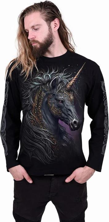 Produktbild Spiral Celtic Unicorn TShirt Langärmlig (M)