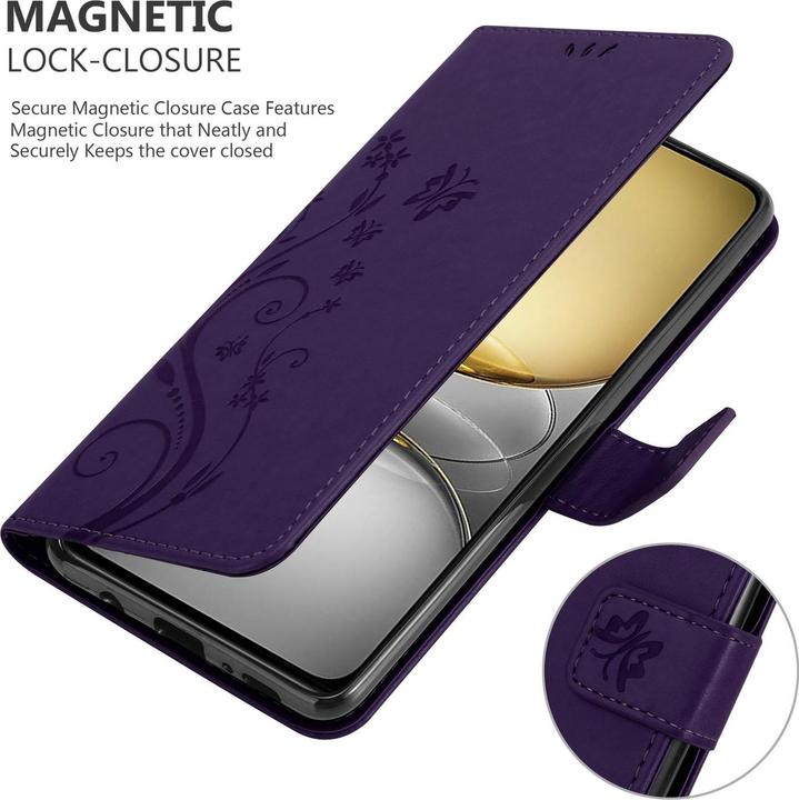 Actual product image Cadorabo Case for Realme C75 Flower Book (Siemens CC75)