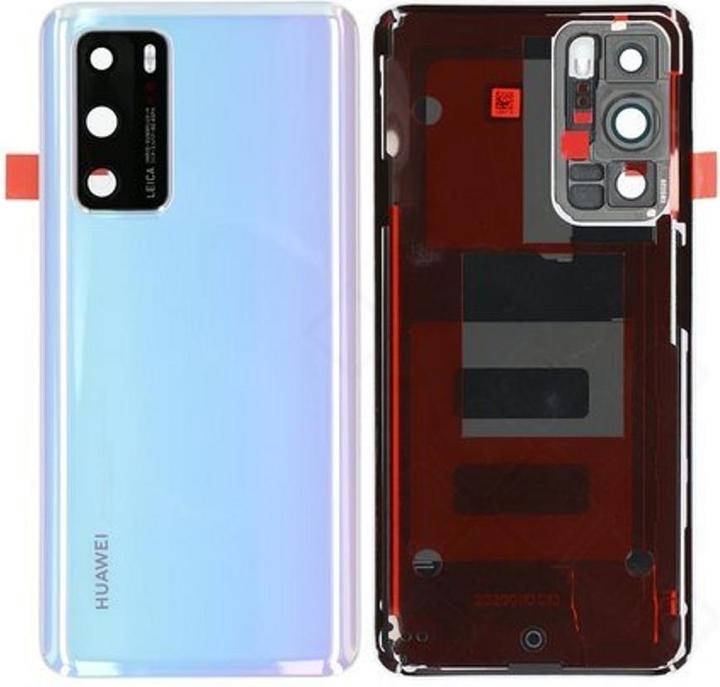 Actual product image Huawei Battery Cover for ANA-LNX9, ANA-LX4 P40 - ice white